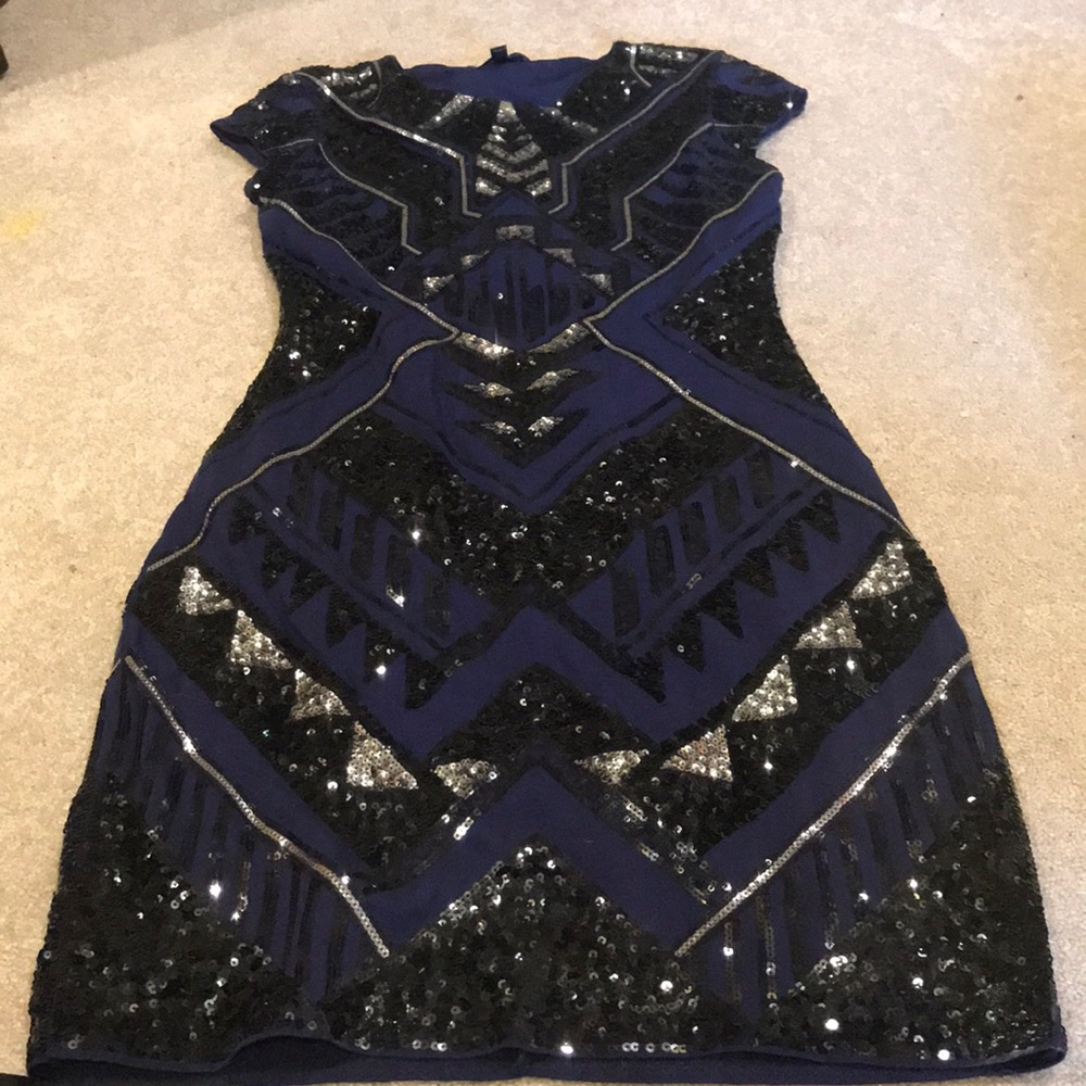 Dark blue dress